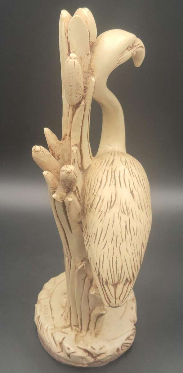 Large Vintage Le Ron Flamingo Figurine - Signed - In Great Condition - 44cm High