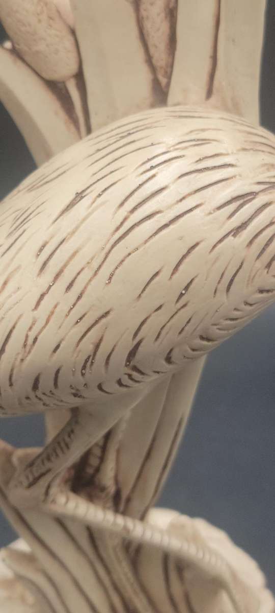 Large Vintage Le Ron Flamingo Figurine - Signed - In Great Condition - 44cm High