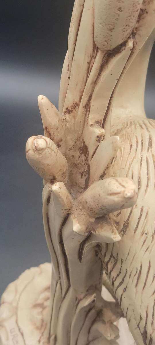 Large Vintage Le Ron Flamingo Figurine - Signed - In Great Condition - 44cm High