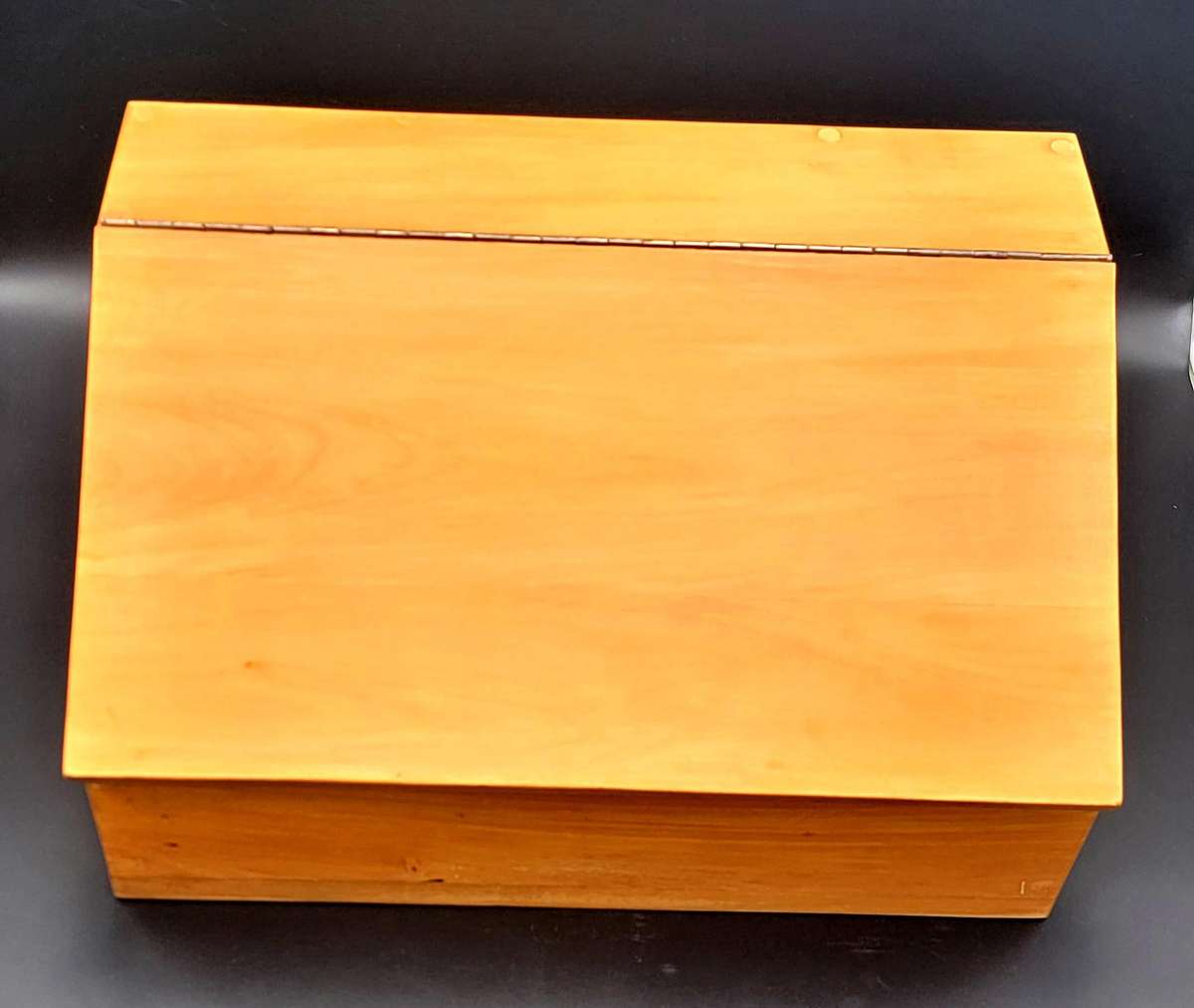 Vintage Solid Yellowwood or Paumarfin Bread bin - excellent condition
