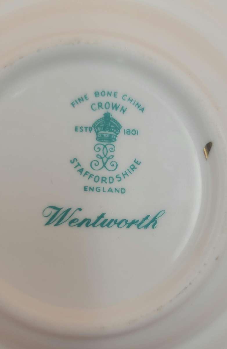 Vintage "Wentworth" Fine Bone China Mini Butterdish - Staffordshire England