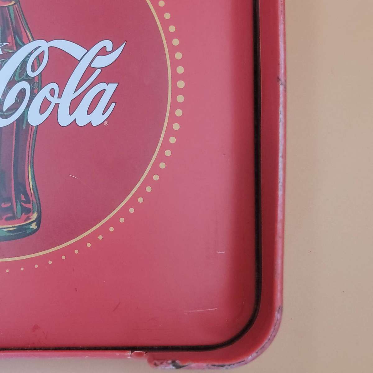 Vintage Coca Cola Napkin Holder in Tin