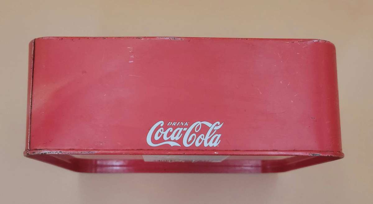 Vintage Coca Cola Napkin Holder in Tin