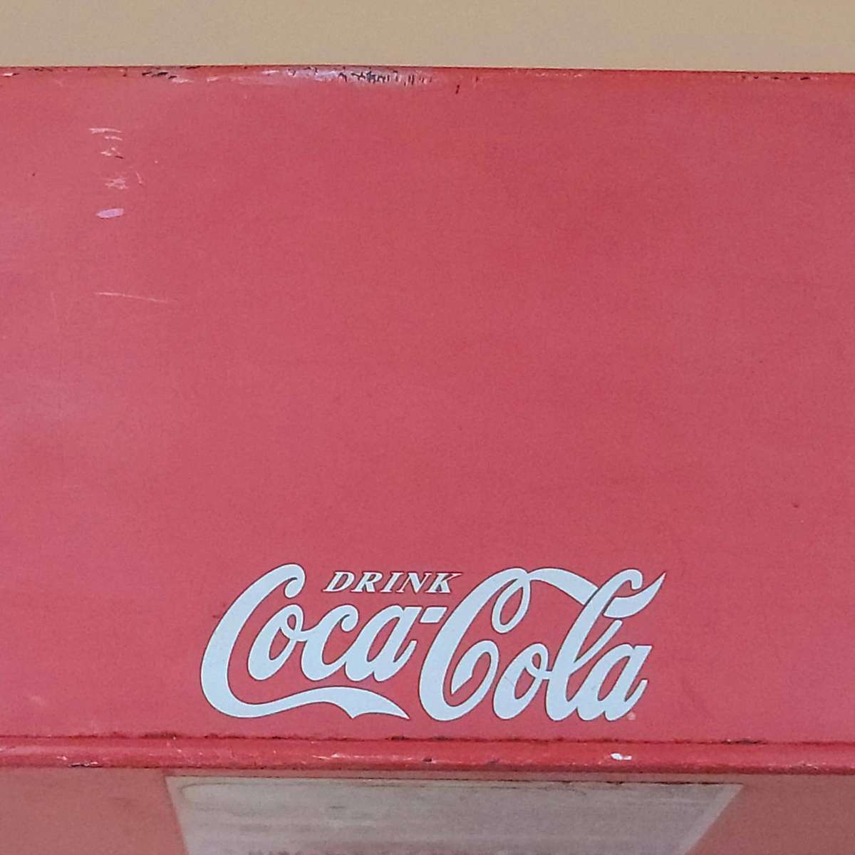 Vintage Coca Cola Napkin Holder in Tin