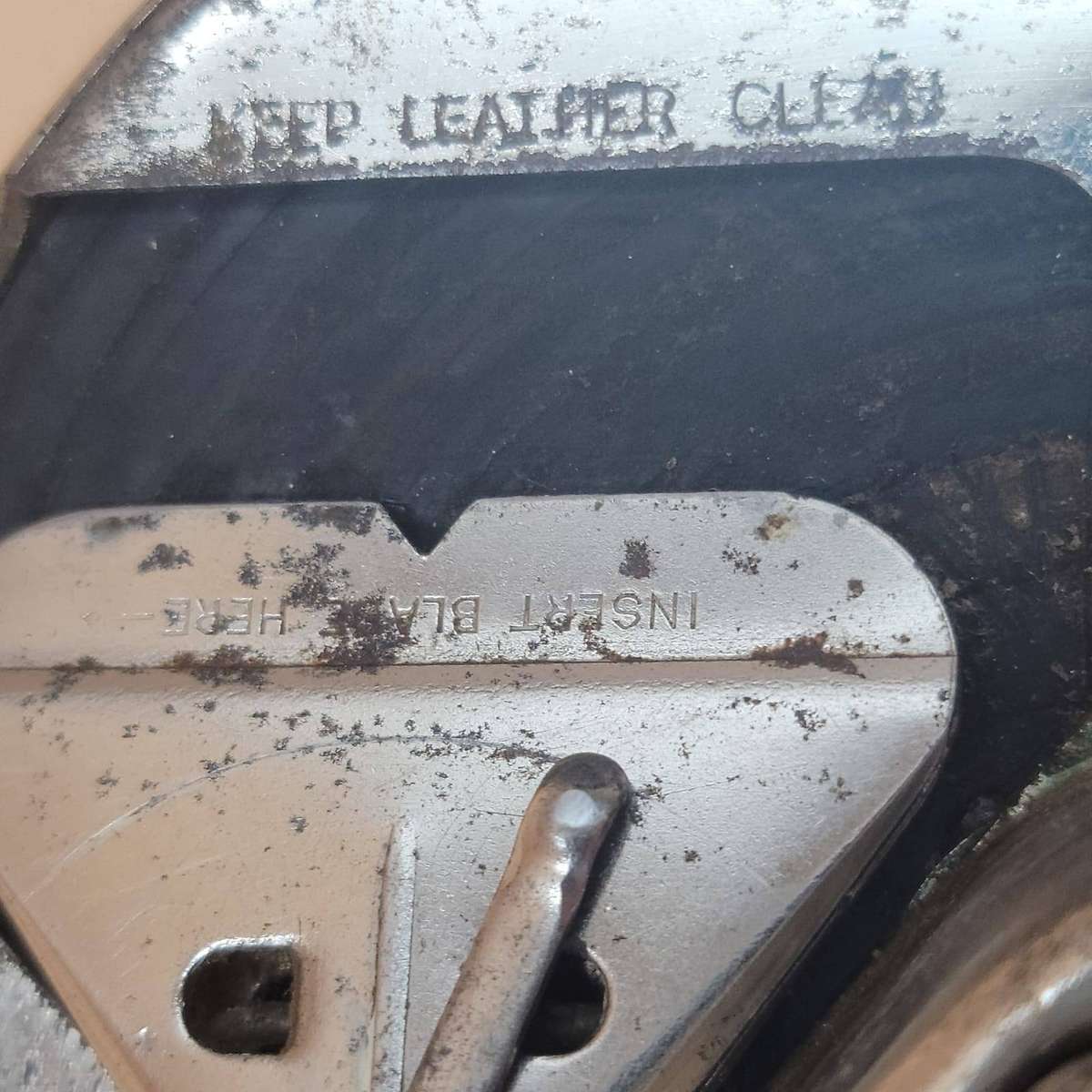 Antique Kriss Kross Stropper Razor Blade Sharpener - Collector's Item