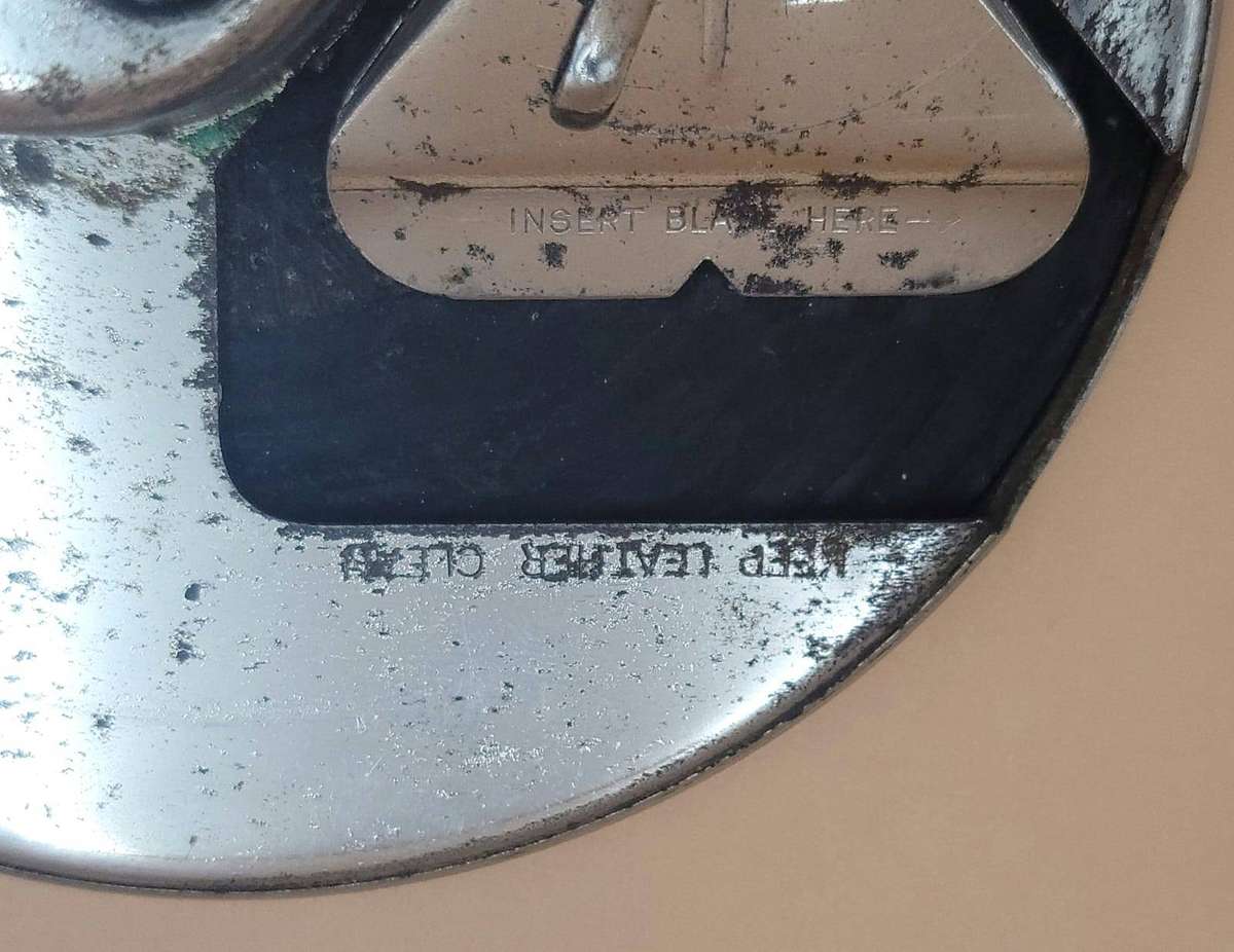 Antique Kriss Kross Stropper Razor Blade Sharpener - Collector's Item