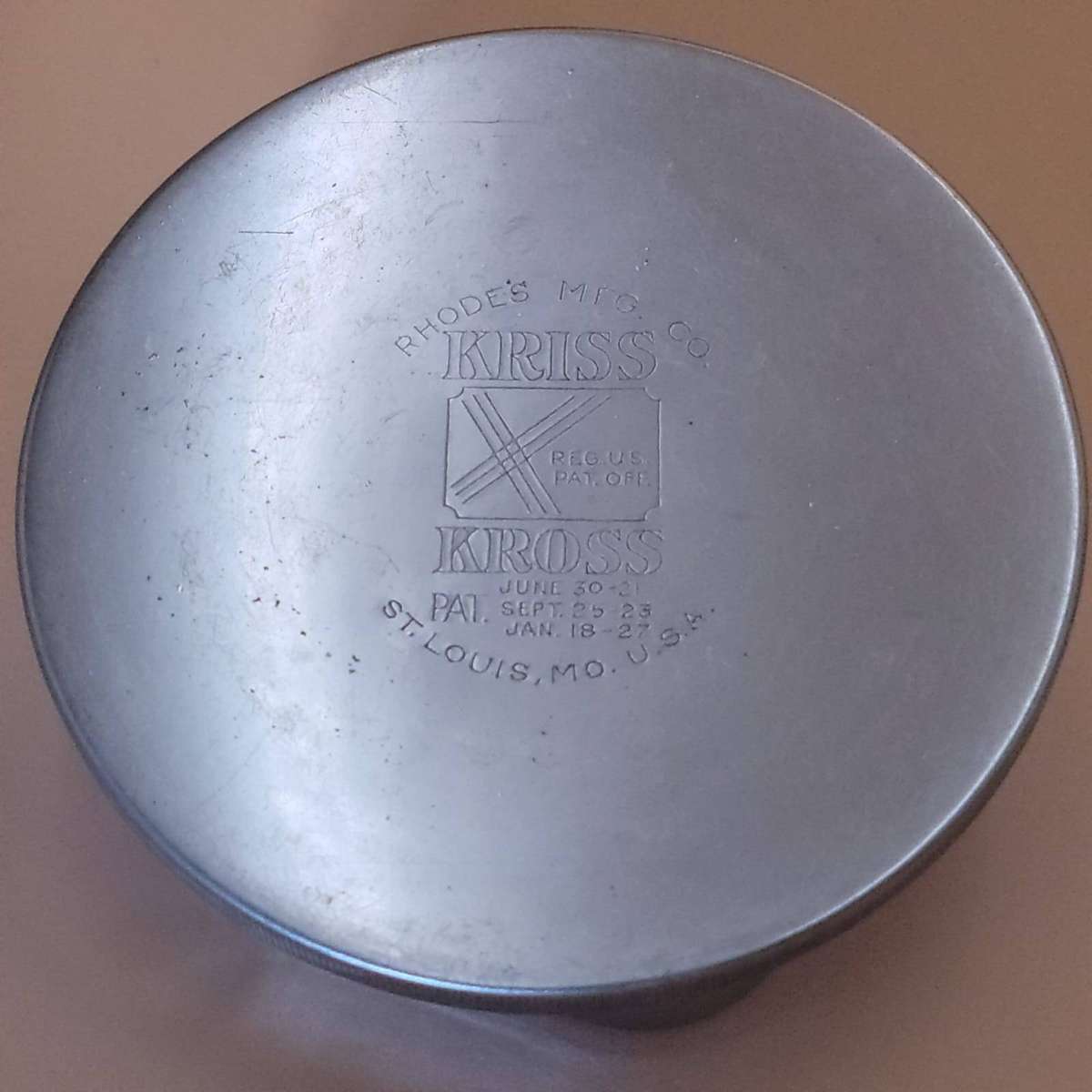 Antique Kriss Kross Stropper Razor Blade Sharpener - Collector's Item