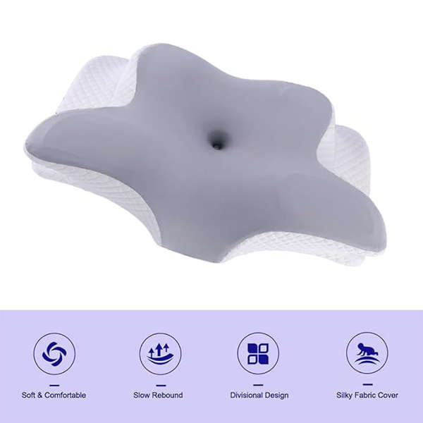Orthopedic Premium Memory Foam Pillow for Neck and Shoulder- Hypoallergenic