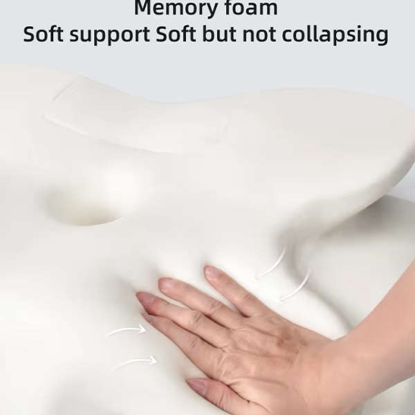 Orthopedic Premium Memory Foam Pillow for Neck and Shoulder- Hypoallergenic