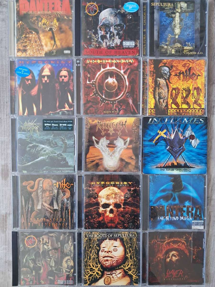 Assorted Heavy Metal CDs