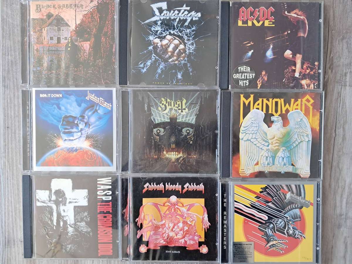 Assorted Heavy Metal CDs