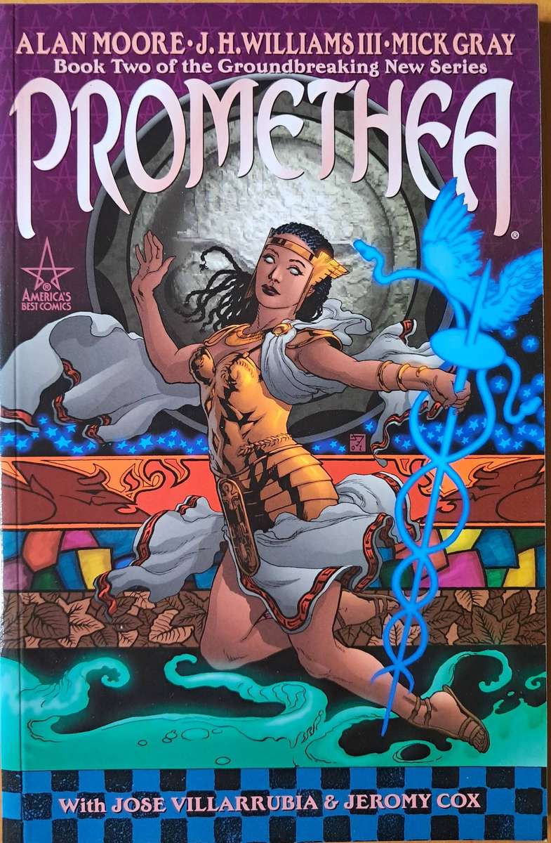 Graphic Novel - Promethea by Alan Moore.
