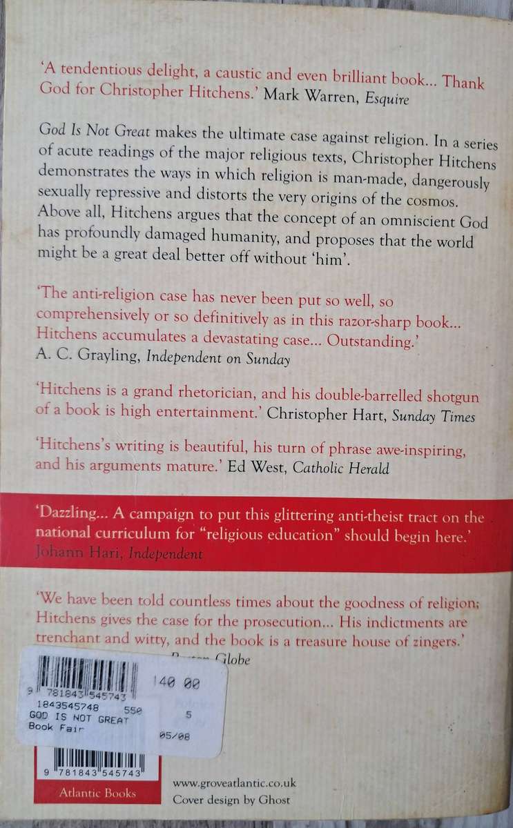 God is Not Great by Christopher Hitchens