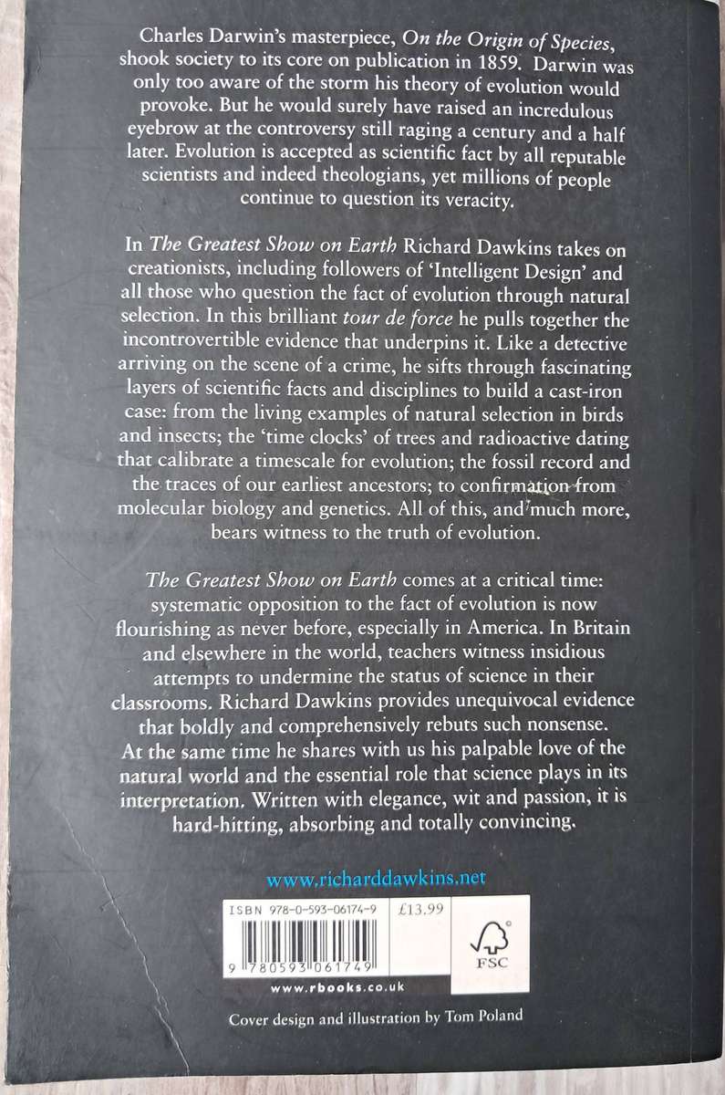 The Greatest Show on Earth by Richard Dawkins