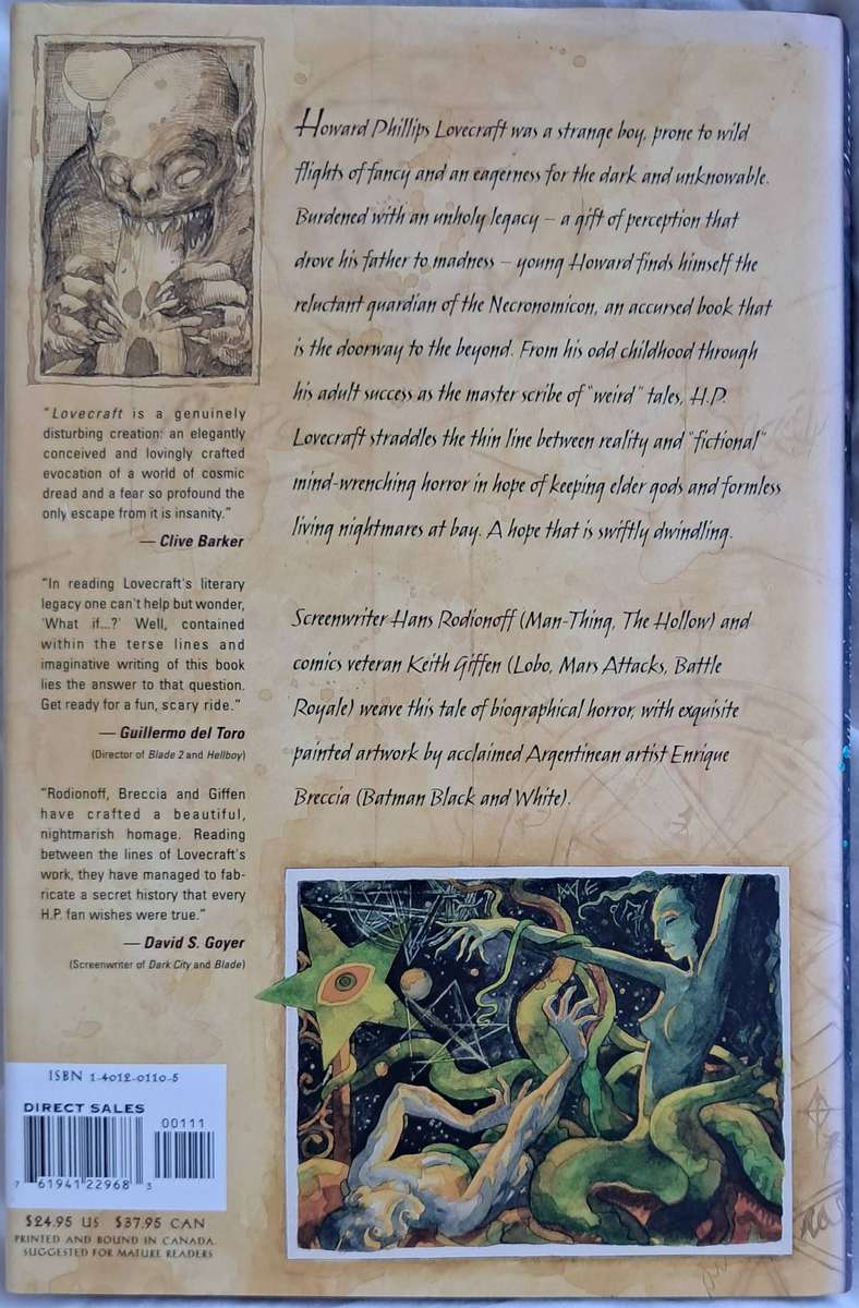 Lovecraft by Hans Rodionoff and Keith Giffen (Hardcover)