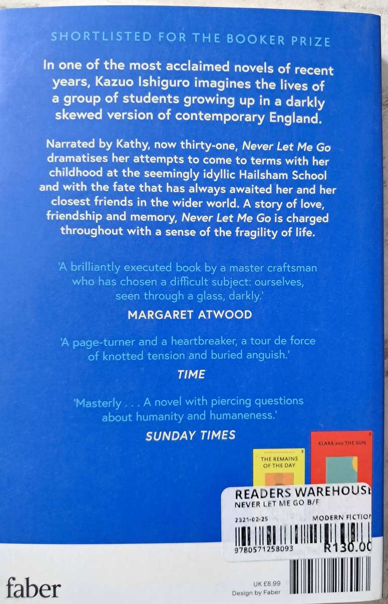 Never Let Me Go by Kazuo Ishiguro