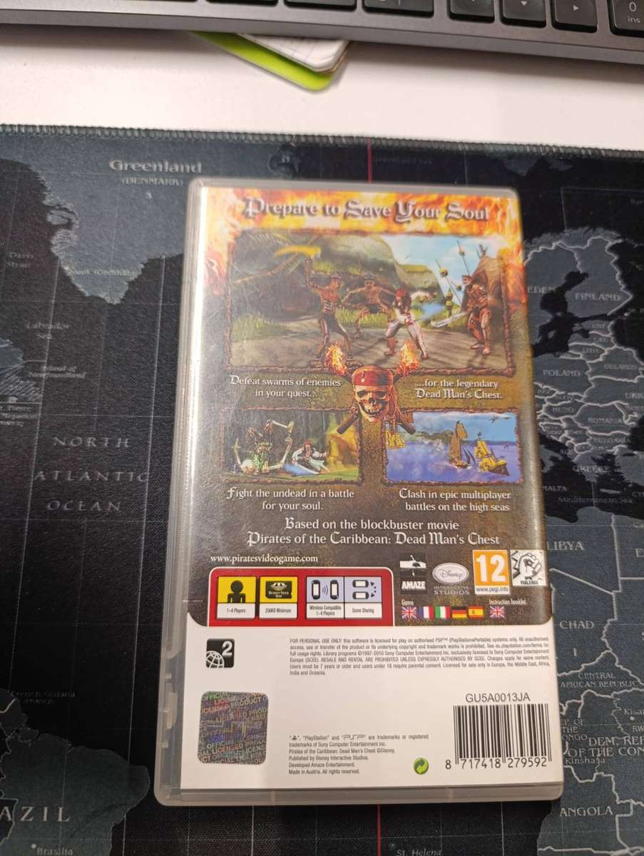 Pirates of the Caribbean Dead man's Chest - PSP (CIB)