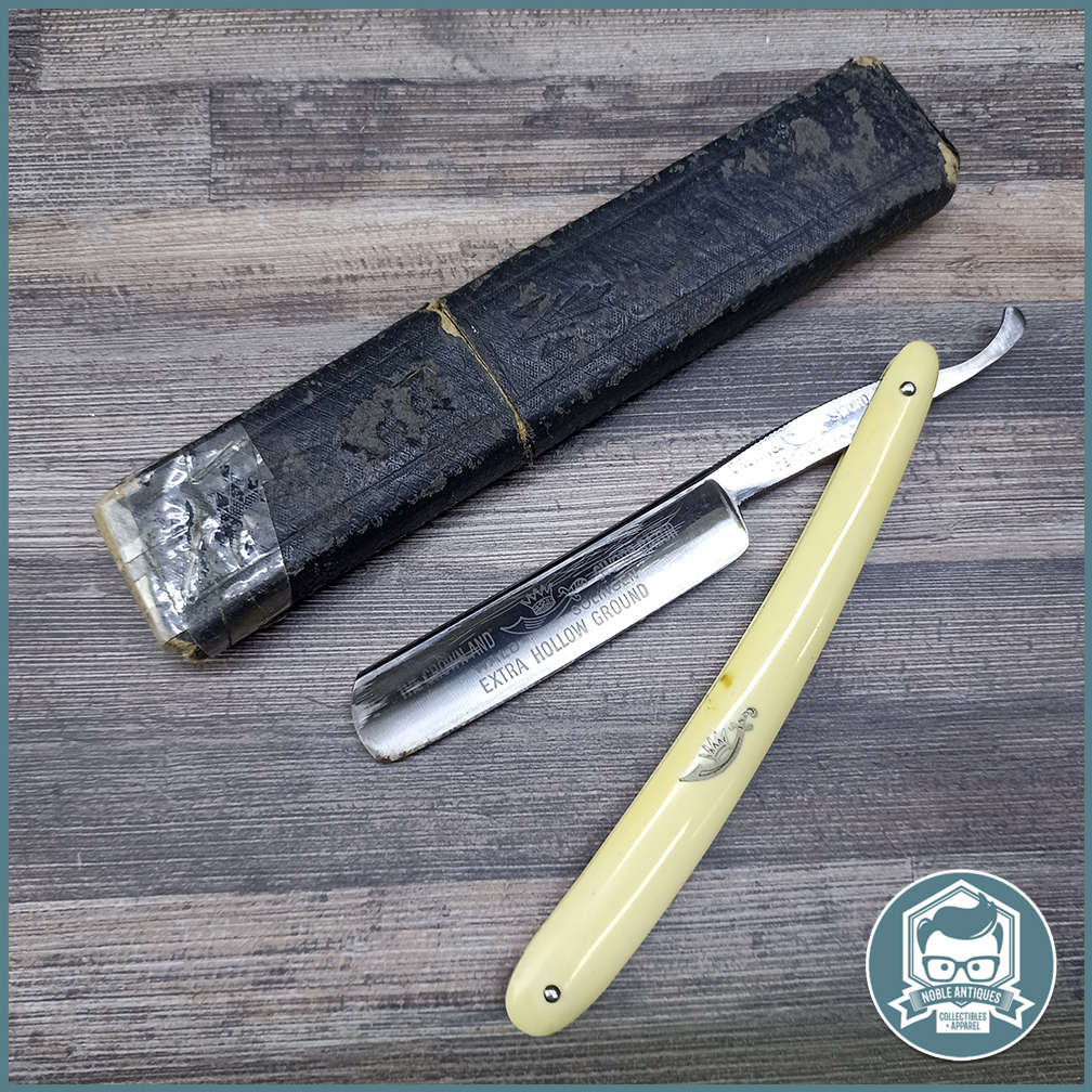 Vintage Boxed Crown and Sword German Cut Throat Razor!!!