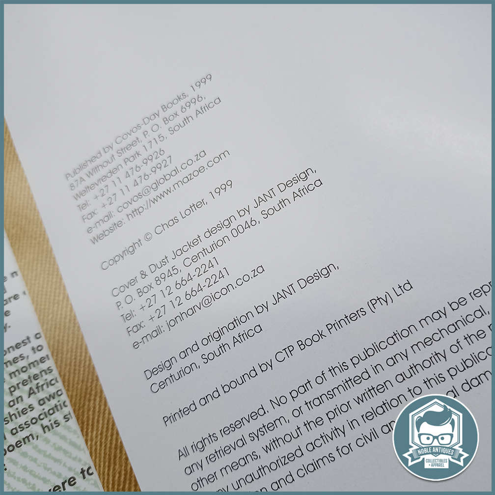 Echoes of an African war Book by Chas Lotter (Hardcover)!!!