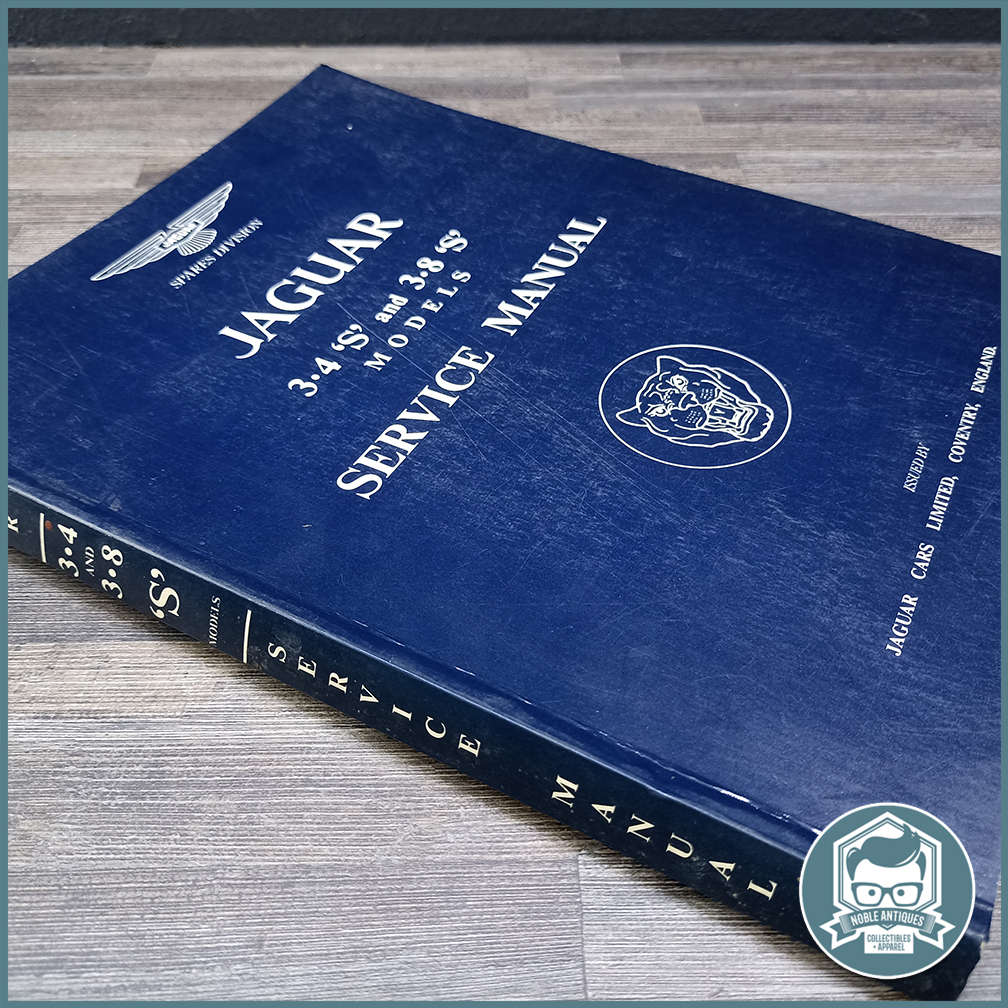 JAGUAR 3.4 'S' and 3.8 'S' MODELS SERVICE MANUAL !!!