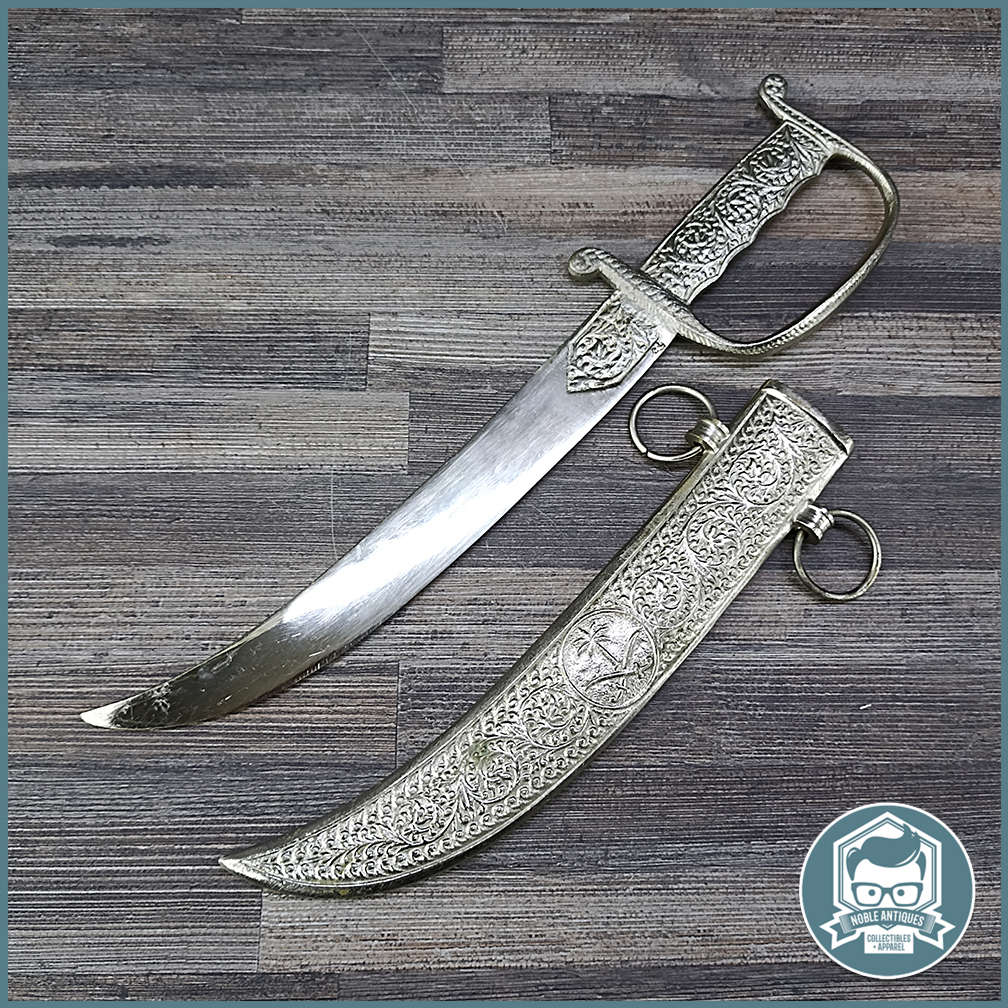 Vintage Steel Middle Eastern Dagger and Sheath!!!