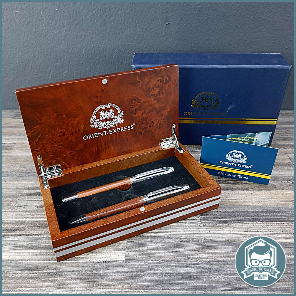 Original Boxed Deluxe Orient Express Ball Point Pen Set!!