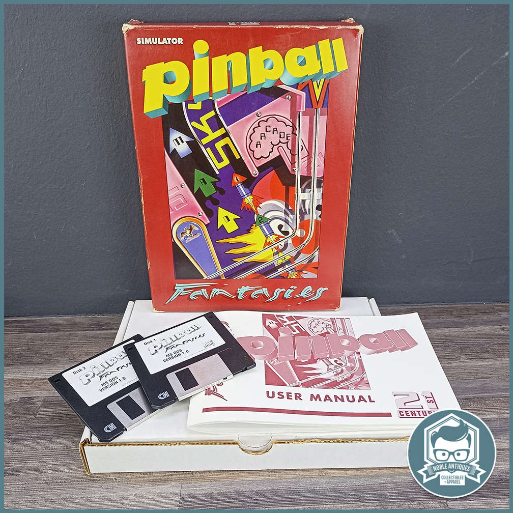 Vintage 1993 Big Box PC Game Pinball Fantasies !!!