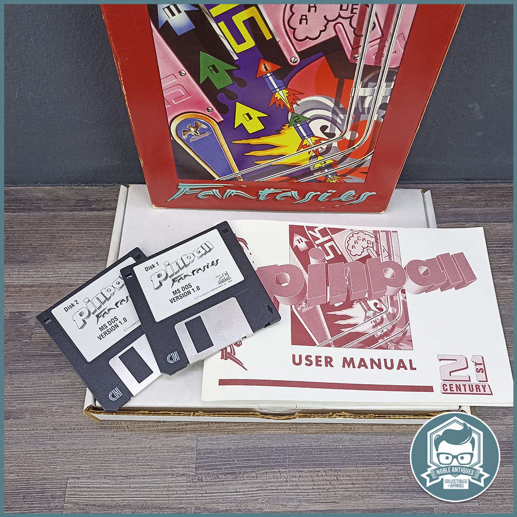 Vintage 1993 Big Box PC Game Pinball Fantasies !!!