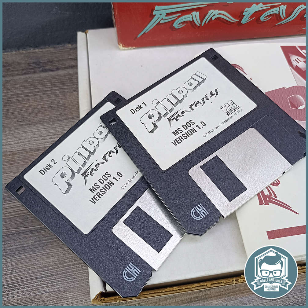 Vintage 1993 Big Box PC Game Pinball Fantasies !!!