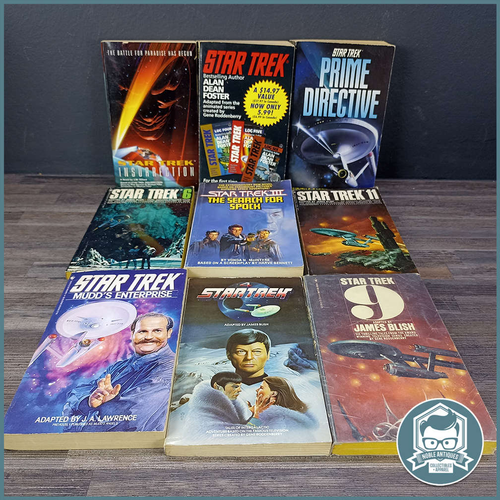 Vintage 1990's Star Trek Book Collection!!!