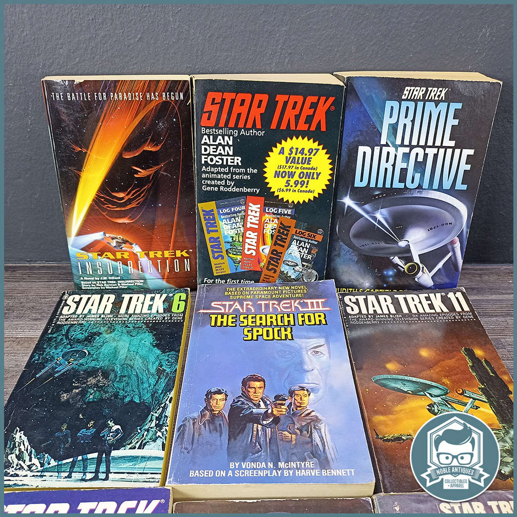 Vintage 1990's Star Trek Book Collection!!!