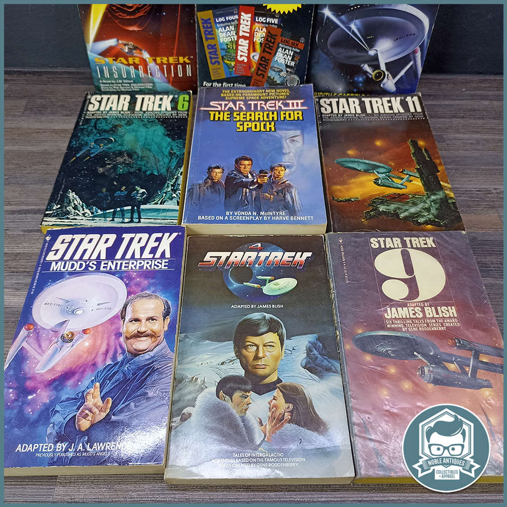 Vintage 1990's Star Trek Book Collection!!!
