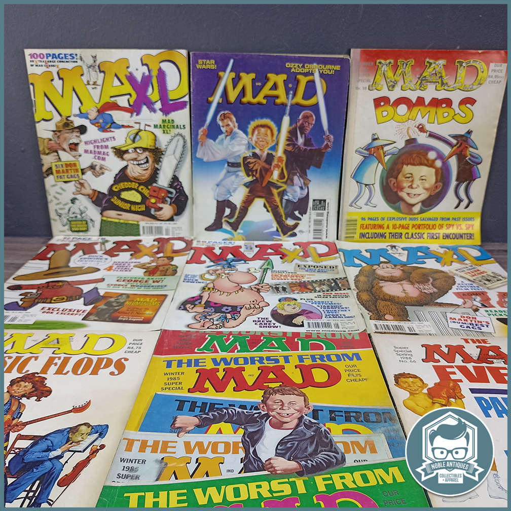 Vintage MAD Magazine Collection - Set J (Very Good Condition) !!!