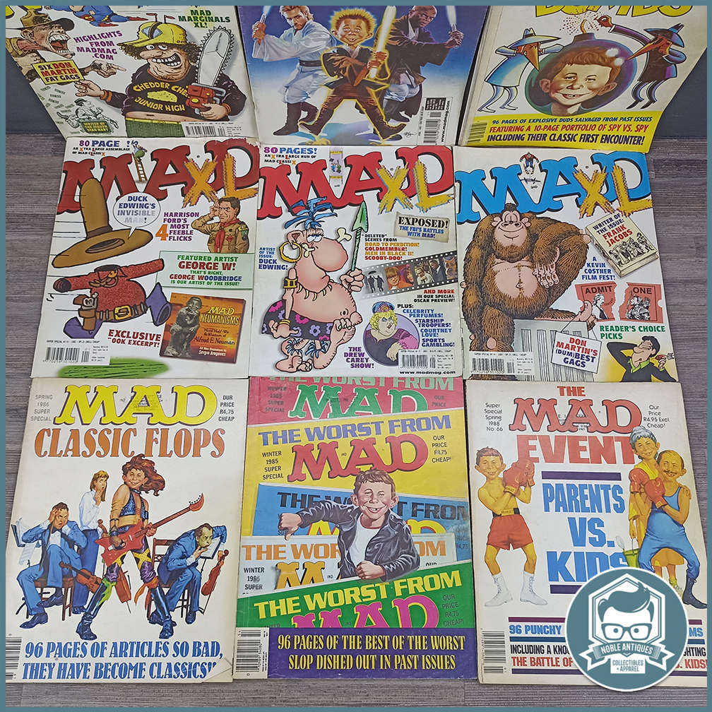 Vintage MAD Magazine Collection - Set J (Very Good Condition) !!!