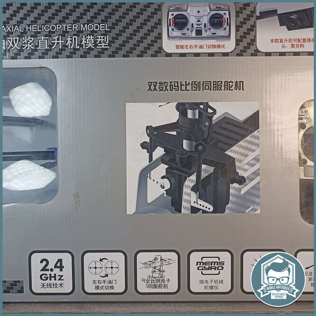 MASSIVE F-SERIES RC Helicopter 2.4G!!! Never Used, Original Box 1.2m x 40cm!!!