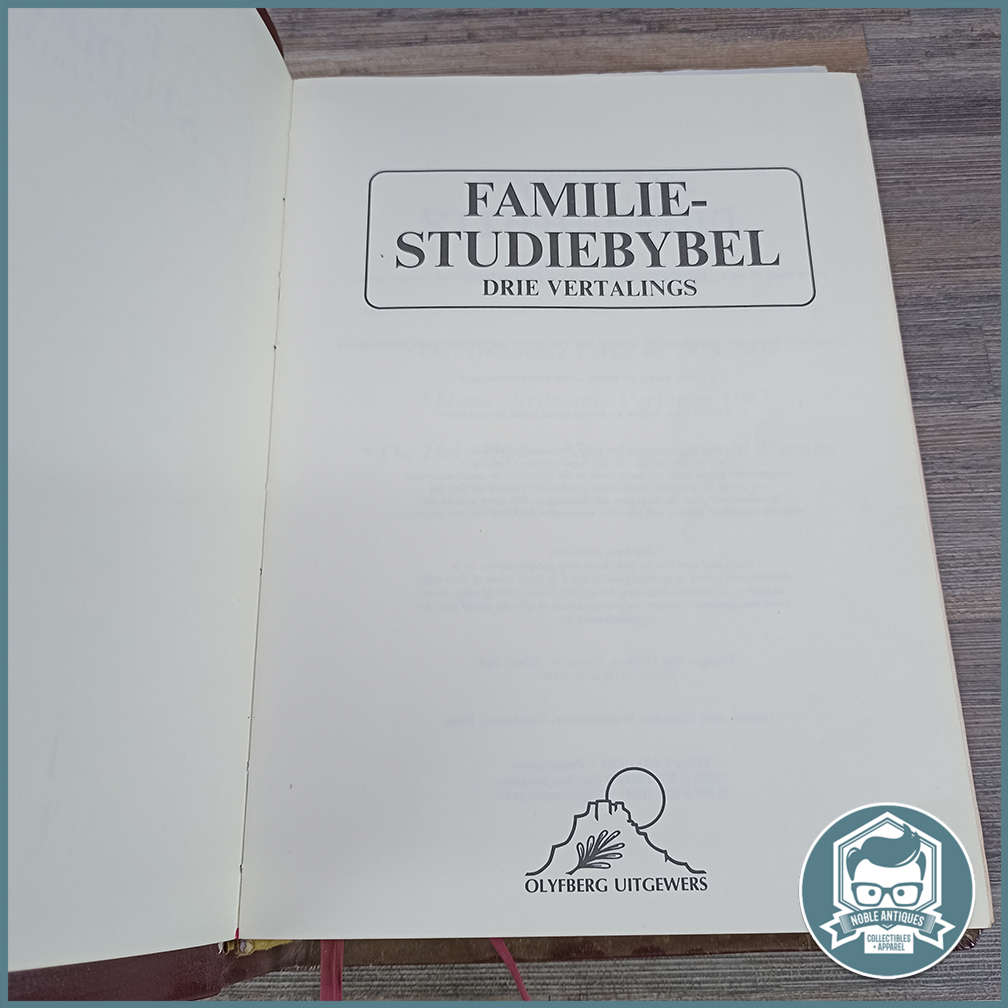 Large Original Familie Studiebybel 3 translations!!!