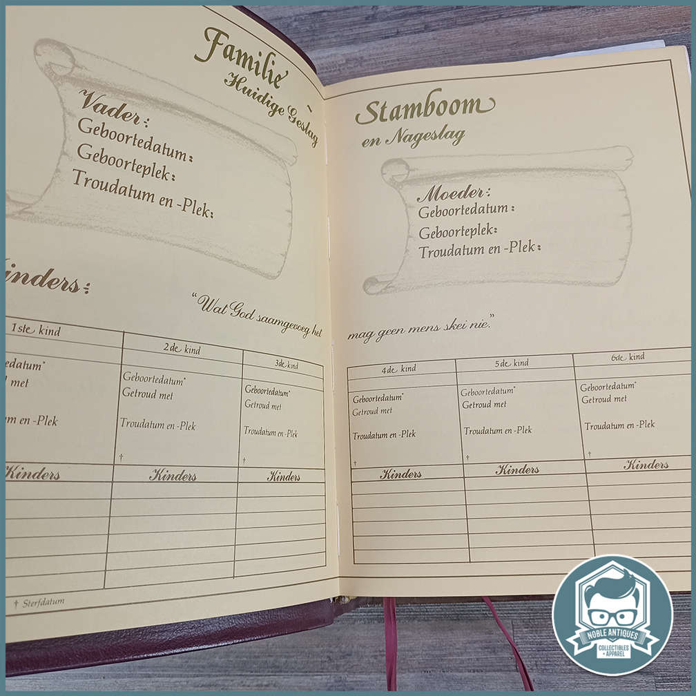 Large Original Familie Studiebybel 3 translations!!!