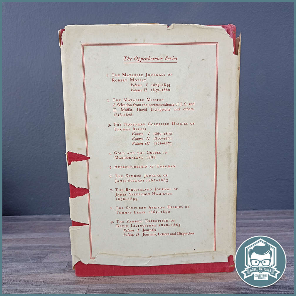 First Edition - ZAMBESI EXPEDITION OF DAVID LIVINGSTONE, 1858-1863 Edited by J.P.R. Wallis!!!