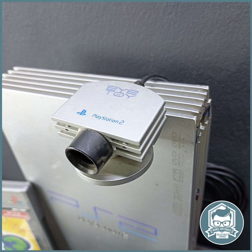 PlayStation 2 FAT Silver Console and 2 Remotes, Not Tested, No Power Supply!!!