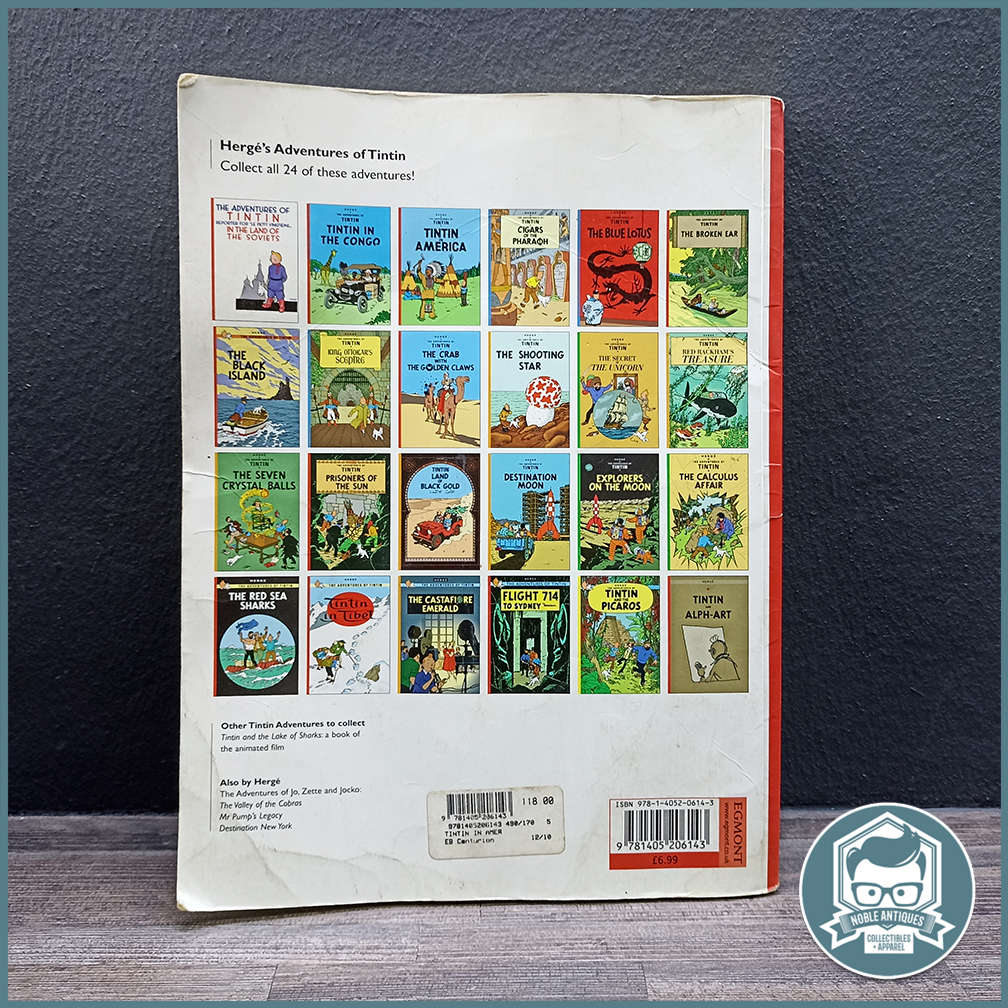 Paperback - HERGÉ THE ADVENTURES OF TINTIN IN AMERICA!!!