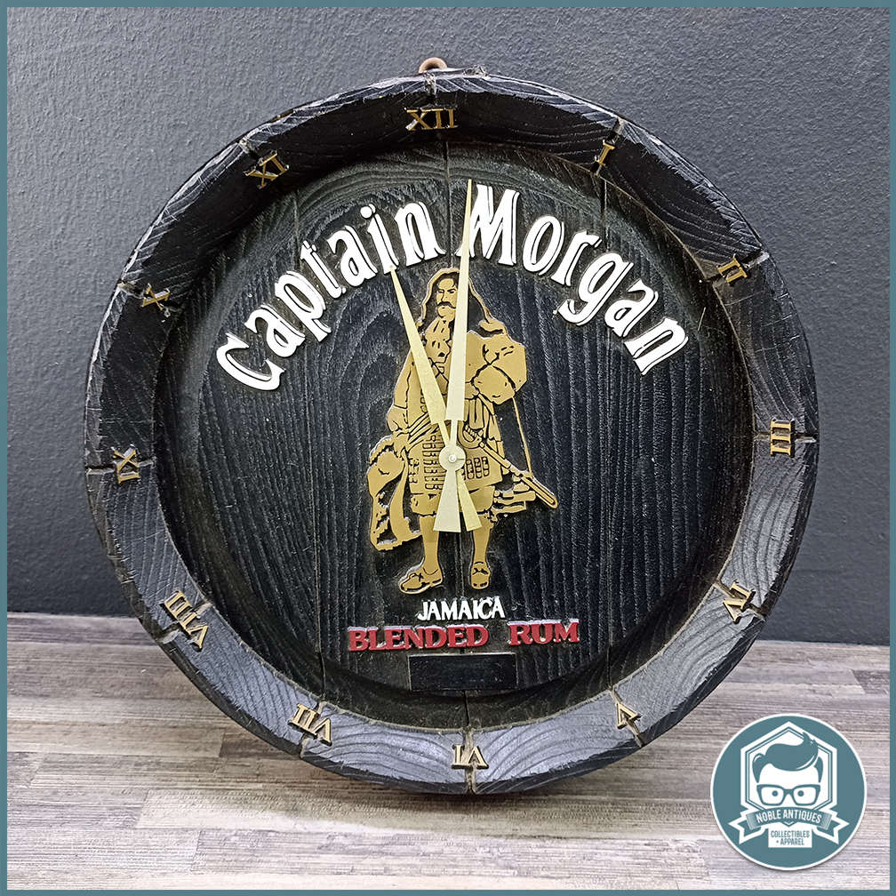 Vintage Captain Morgan Blended Rum Barrel Bar Sign!!!