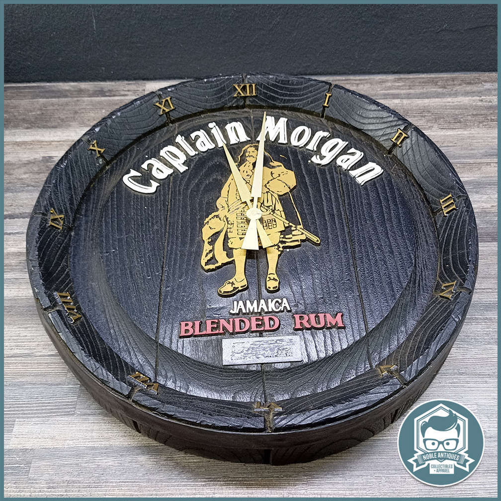 Vintage Captain Morgan Blended Rum Barrel Bar Sign!!!