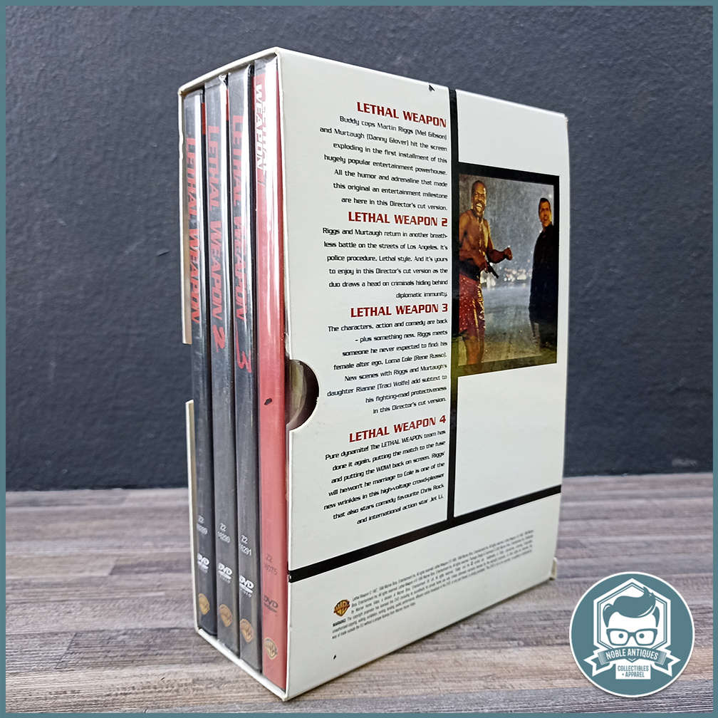 Original Boxed Lethal Weapon DVD Collection, Disk 2,3,4 Factory Sealed!!!