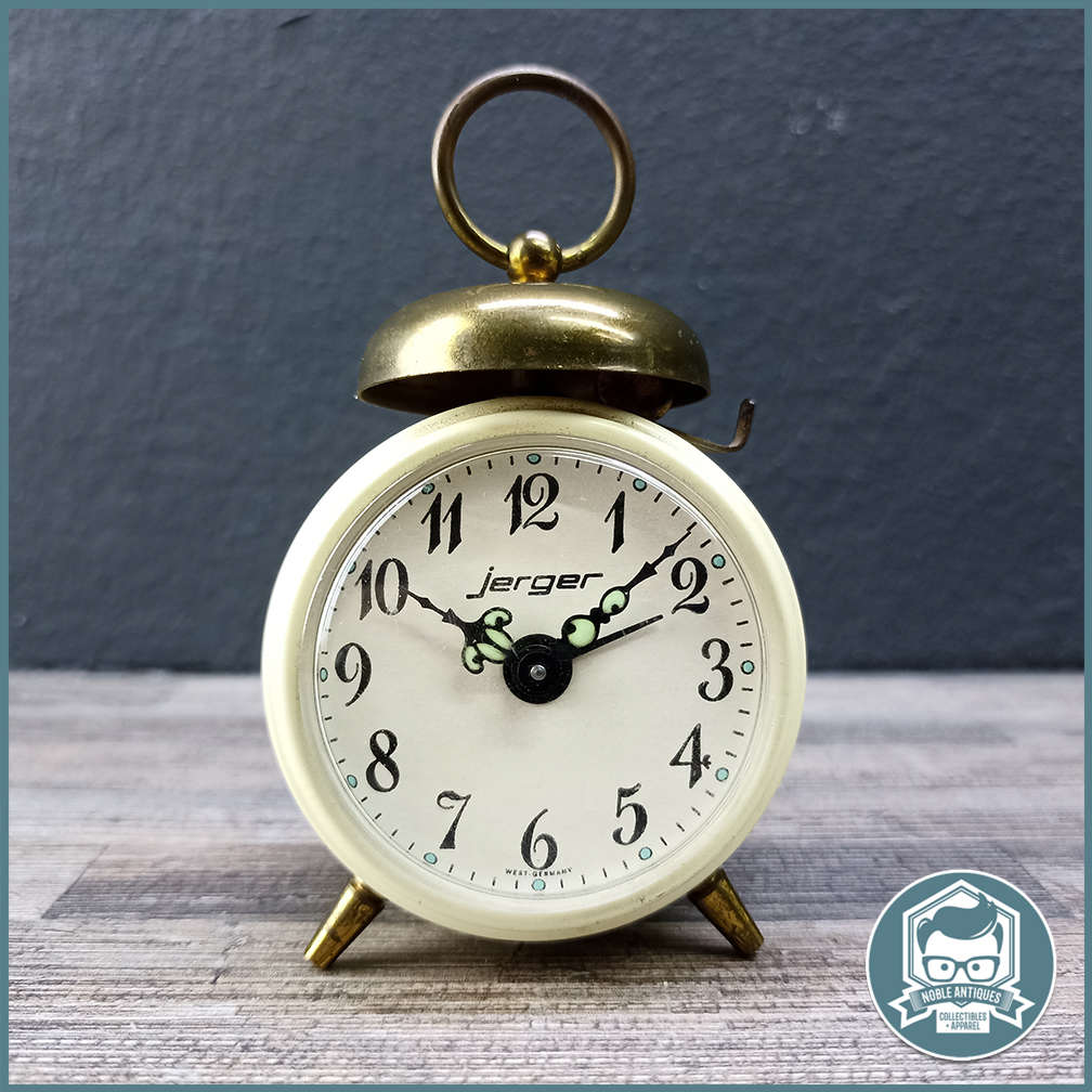 Original Vintage Petit  JERGER West Germany Alarm Clock, Very Good Condition!!!