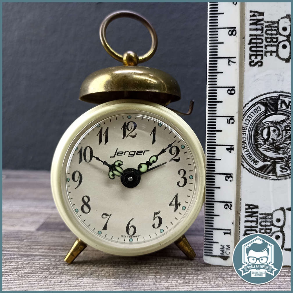 Original Vintage Petit  JERGER West Germany Alarm Clock, Very Good Condition!!!
