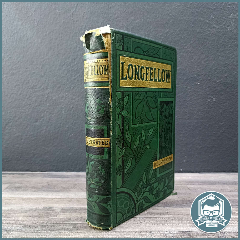 Antique 1880's Longfellows Poetical Works  Illustrated !!!