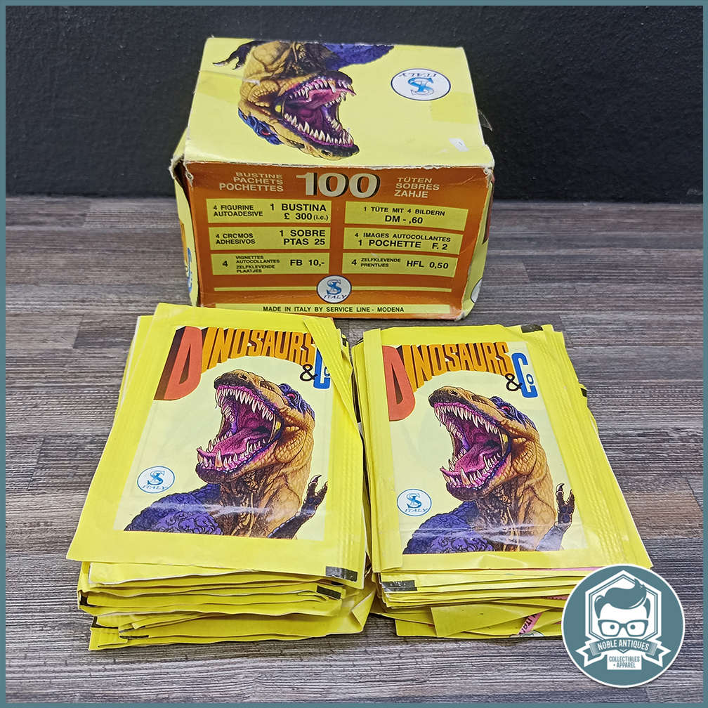 Vintage Boxed SERVICE LINE ITALY Dinosaurs Collection  !!!