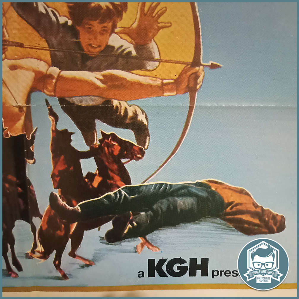 LARGE Vintage 1965 A1 Lithographed Movie Poster : BUFFALO BILL Hero of far West !!!