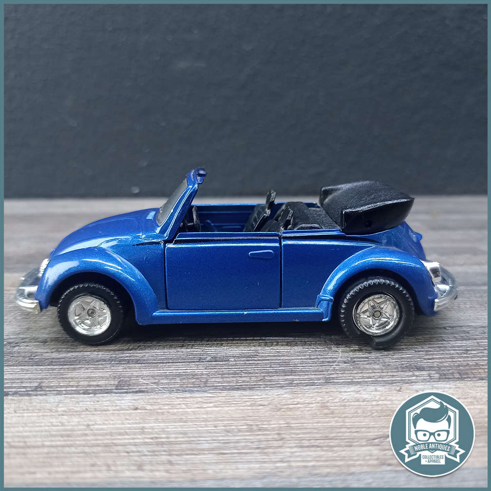 MC TOY MACAU VW VOLKSWAGEN Beetle Cabriolet METALLIC BLUE Scale 1:36!!!