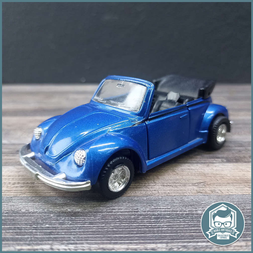 MC TOY MACAU VW VOLKSWAGEN Beetle Cabriolet METALLIC BLUE Scale 1:36!!!